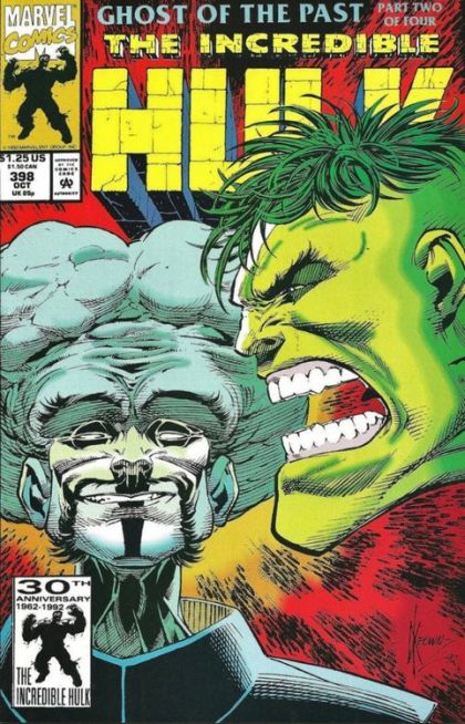 The Incredible Hulk, Vol. 1 Ghost Of The Past, Part Two: Betrayals |  Issue#398A | Year:1992 | Series: Hulk | Pub: Marvel Comics | Direct Edition