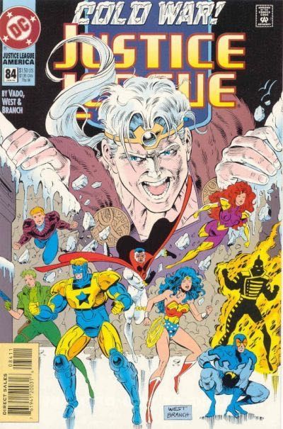 Justice League / International / America Absolute Power |  Issue#84A | Year:1994 | Series: Justice League | Pub: DC Comics | Direct Edition