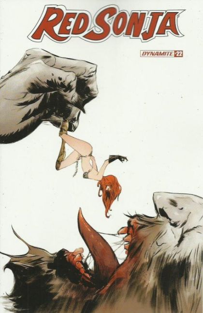 Red Sonja, Vol. 5 (Dynamite Entertainment) Angel of Death Part 2 |  Issue#22A | Year:2020 | Series: Red Sonja | Pub: Dynamite Entertainment | Regular Jae Lee Cover