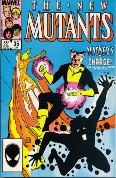 New Mutants, Vol. 1 The Times, They Are A'changin'! |  Issue#35A | Year:1985 | Series: New Mutants | Pub: Marvel Comics |