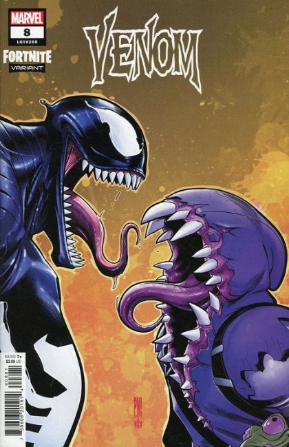 Venom, Vol. 5 Time and the Conqueror |  Issue#8J | Year:2022 | Series: Venom | Pub: Marvel Comics | Paco Medina Fortnite Variant