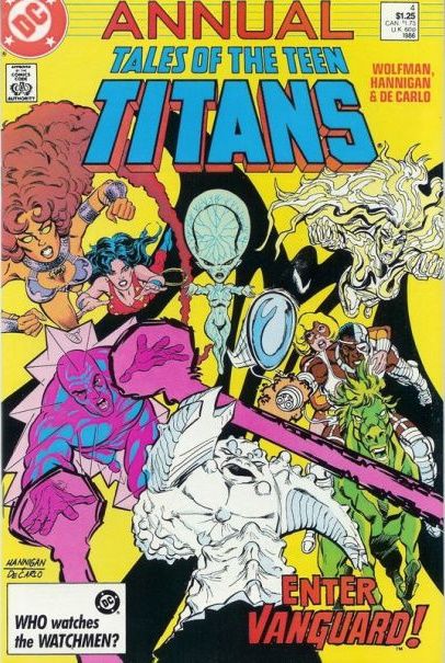 Tales of the Teen Titans Annual The Vanguard |  Issue#4A | Year:1986 | Series:  | Pub: DC Comics | Direct Edition