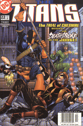Titans, Vol. 1 The Trial of Cheshire, Know When to Quit |  Issue#22B | Year:2000 | Series: Teen Titans | Pub: DC Comics | Newsstand Edition