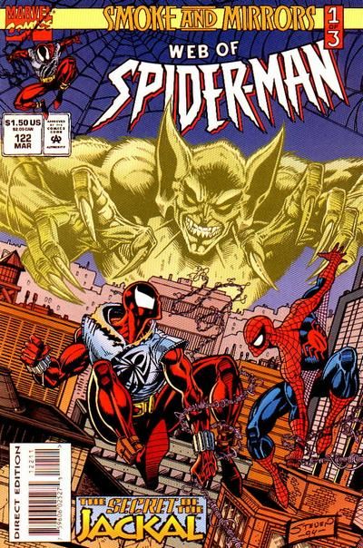 Web of Spider-Man, Vol. 1 Smoke and Mirrors - Part 1: The Call |  Issue#122A | Year:1995 | Series: Spider-Man | Pub: Marvel Comics | Direct Edition
