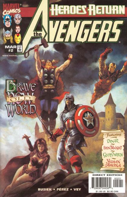 The Avengers, Vol. 3 Heroes Return - Once an Avenger..., Part 2 |  Issue#2C | Year:1998 | Series: Avengers | Pub: Marvel Comics | Ray Lago Variant