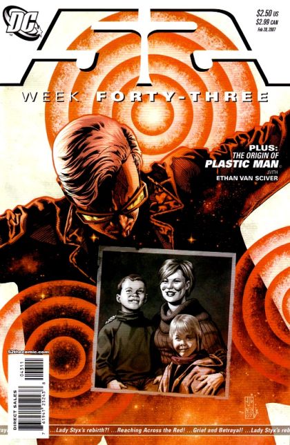 52 52 - Family Matters / The Origin of Plastic Man |  Issue#43A | Year:2007 | Series:  | Pub: DC Comics | J.G. Jones Regular