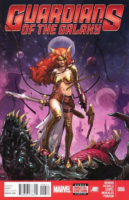 Guardians of the Galaxy, Vol. 3  |  Issue#6A | Year:2013 | Series: Guardians of the Galaxy | Pub: Marvel Comics | Regular Sara Pichelli Cover