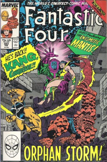 Fantastic Four, Vol. 1 Inferno - Orphan Of The Storm! |  Issue#323A | Year:1988 | Series: Fantastic Four | Pub: Marvel Comics | Direct Edition