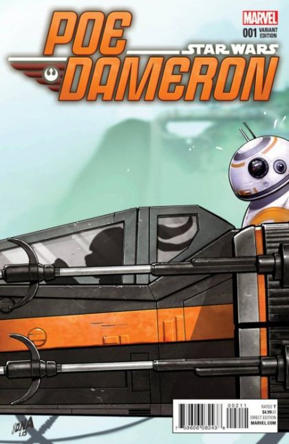 Poe Dameron Black Squadron, Part 1: SaBBotage |  Issue#1J | Year:2016 | Series: Star Wars | Pub: Marvel Comics | Variant Celebration Cover