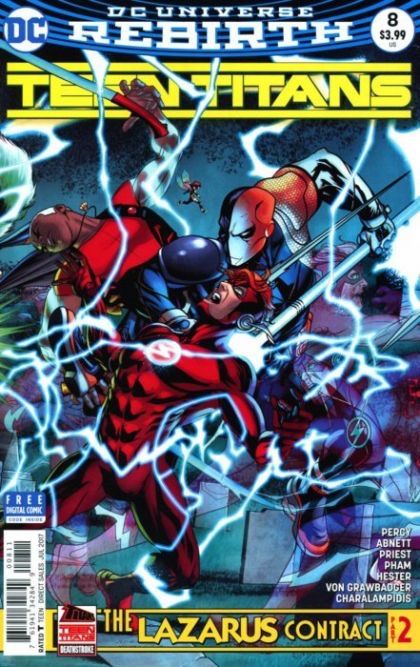 Teen Titans, Vol. 6 The Lazarus Contract, Part Two |  Issue#8A | Year:2017 | Series:  | Pub: DC Comics | Regular Mike McKone Cover