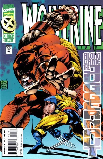 Wolverine, Vol. 2 Tavern In The Town |  Issue#93A | Year:1995 | Series: Wolverine | Pub: Marvel Comics | Direct Edition