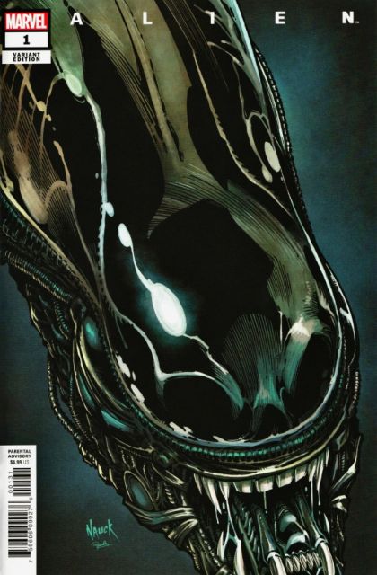 Alien, Vol. 1 (Marvel Comics)  |  Issue#1C | Year:2021 | Series:  | Pub: Marvel Comics | Todd Nauck & Rachelle Rosenberg Variant Edition Cover