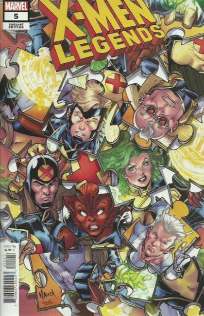 X-Men: Legends, Vol. 1  |  Issue#5B | Year:2021 | Series: X-Men | Pub: Marvel Comics | Todd Nauck Puzzle Variant