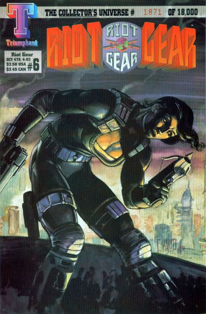 Riot Gear Retribution: Part 2 |  Issue#6 | Year:1994 | Series:  | Pub: Triumphant Comics | Numbered to 18,000
