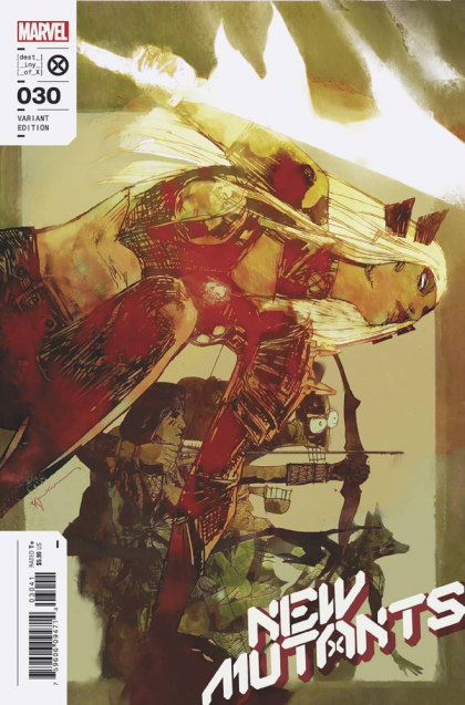 New Mutants, Vol. 4 Still Classic |  Issue#30D | Year:2022 | Series: New Mutants | Pub: Marvel Comics | Bill Sienkiewicz Variant