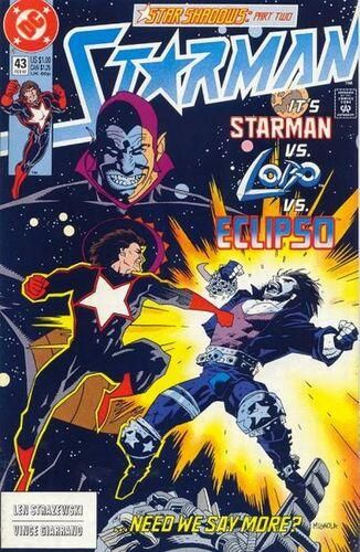 Starman, Vol. 1 Star Shadows, Blue Moon |  Issue#43B | Year:1992 | Series: Starman | Pub: DC Comics | Newsstand Edition