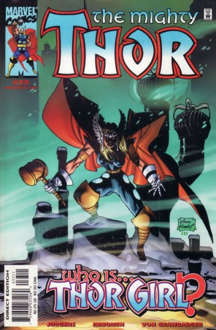 Thor, Vol. 2 The Million Dollar Debut Of Thor Girl! |  Issue#33A | Year:2001 | Series: Thor | Pub: Marvel Comics | Direct Edition