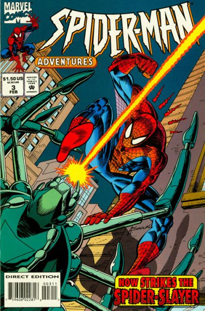 Spider-Man Adventures The Spider-Slayer |  Issue#3A | Year:1995 | Series:  | Pub: Marvel Comics | Direct Edition
