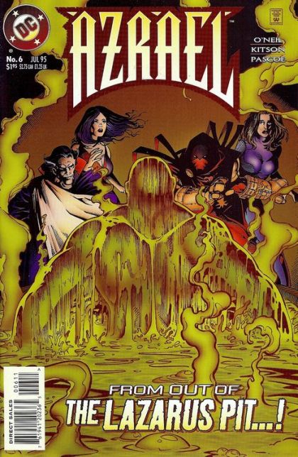 Azrael, Vol. 1 Fallen Angel |  Issue#6A | Year:1995 | Series:  | Pub: DC Comics | Direct Edition