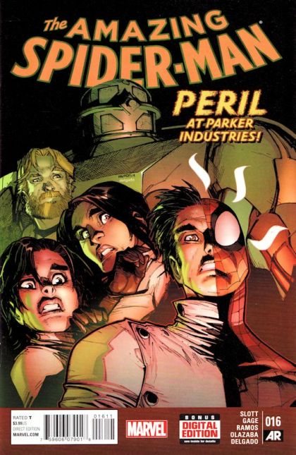 The Amazing Spider-Man, Vol. 3 The Graveyard Shift, Part One: The Late, Late Mr. Parker |  Issue#16A | Year:2015 | Series: Spider-Man | Pub: Marvel Comics | Regular Humberto Ramos Cover
