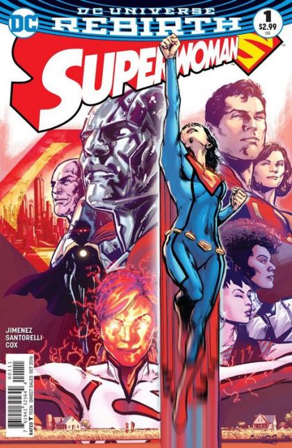 Superwoman, Vol. 1 Who Killed Superwoman?, Who Is Superwoman? |  Issue#1A | Year:2016 | Series:  | Pub: DC Comics | Regular Phil Jimenez Cover