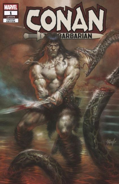Conan the Barbarian, Vol. 3 The Life & Death of Conan, Part One - The Weird of the Crimson Witch / Black Starlight, Part 1 |  Issue#1S | Year:2019 | Series:  | Pub: Marvel Comics | Comic Elite Exclusive Lucio Parrillo Variant A
