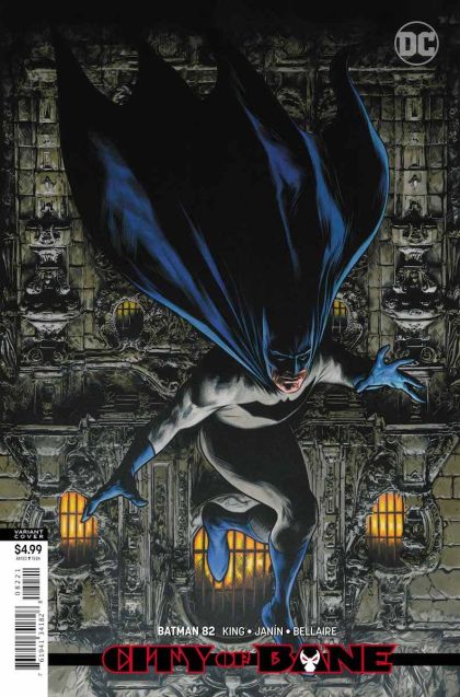 Batman, Vol. 3 City of Bane, Part 8 |  Issue#82B | Year:2019 | Series: Batman | Pub: DC Comics | Variant Travis Charest Card Stock Cover