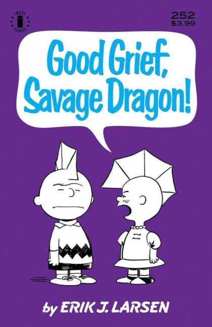 Savage Dragon, Vol. 2 Famous Funnies |  Issue#252C | Year:2020 | Series: The Savage Dragon | Pub: Image Comics | 3rd Printing Charlie Brown Parody Variant Cover