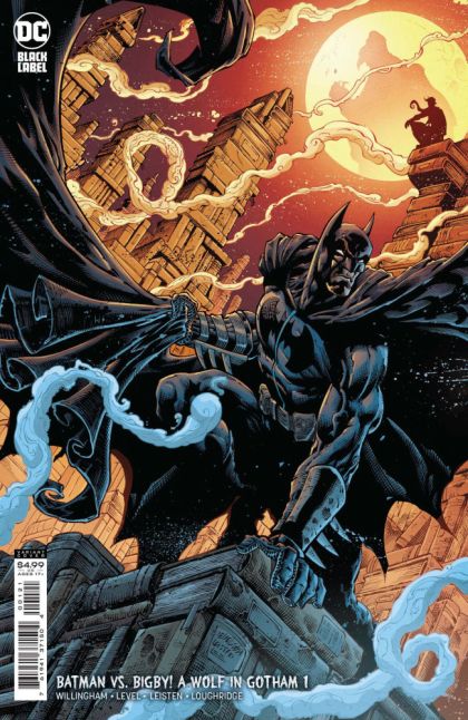 Batman vs. Bigby! A Wolf in Gotham Bat, Wolf, Worm |  Issue#1B | Year:2021 | Series:  | Pub: DC Comics | Brian Level & Jay Leisten Card Stock Variant