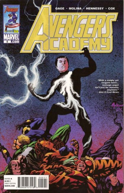 Avengers Academy Fame |  Issue#5A | Year:2010 | Series: Avengers | Pub: Marvel Comics | Mike McKone Regular Cover