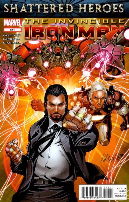 Invincible Iron Man, Vol. 1 Shattered Heroes - Demon, Part 2: Exposure |  Issue#511A | Year:2011 | Series: Iron Man | Pub: Marvel Comics | Salvador Larroca Regular