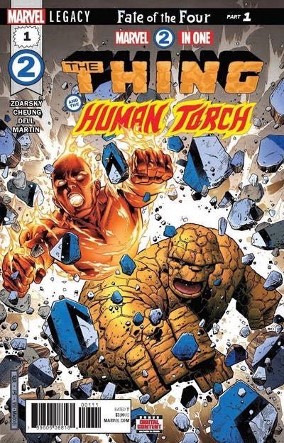 Marvel Two-In-One, Vol. 3 Fate of the Four |  Issue#1A | Year:2017 | Series:  | Pub: Marvel Comics | Jim Cheung Regular