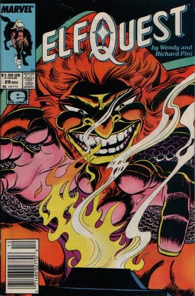 Elfquest (Marvel) The Game of Two-Edge |  Issue#29B | Year:1987 | Series:  | Pub: Marvel Comics | Newsstand Edition