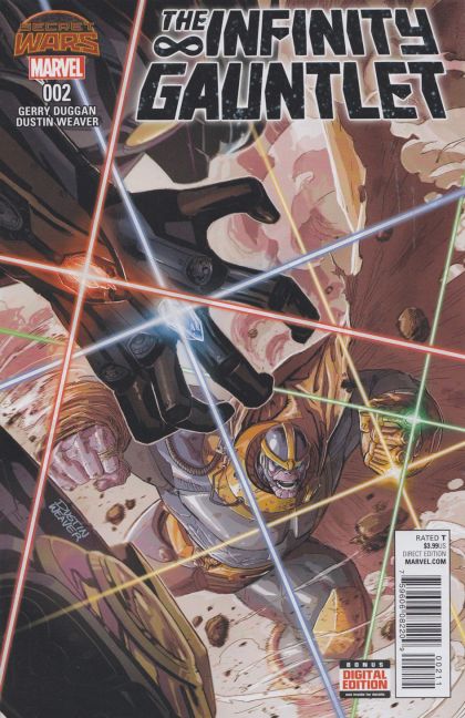 Infinity Gauntlet, Vol. 2 Secret Wars: Warzones  |  Issue#2A | Year:2015 | Series:  | Pub: Marvel Comics | Dustin Weaver Cover