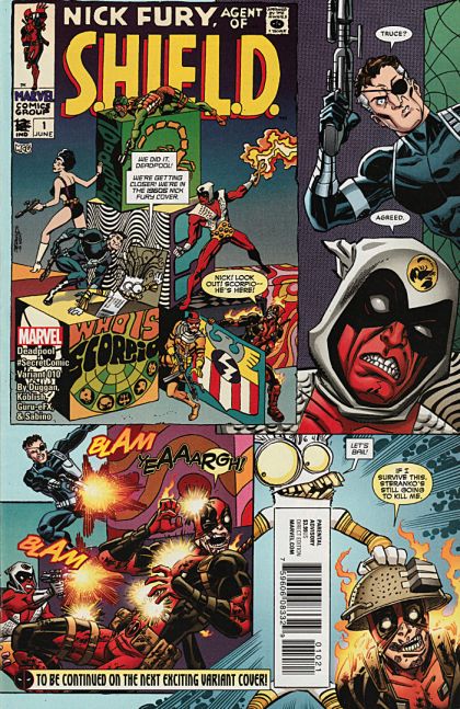 Deadpool, Vol. 5 Bloody Meet |  Issue#10B | Year:2016 | Series: Deadpool | Pub: Marvel Comics | Scott Koblish Secret Cover Variant