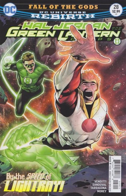 Hal Jordan and the Green Lantern Corps Fall of the Gods, Part Three: Godspeed |  Issue#28A | Year:2017 | Series: Green Lantern | Pub: DC Comics | Regular Rafa Sandoval Cover