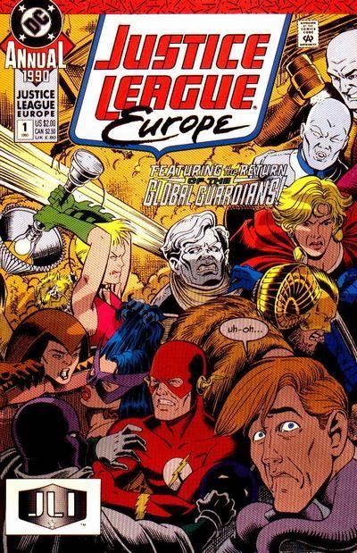 Justice League: Europe - Annual Bialya Blues |  Issue#1A | Year:1990 | Series: JLA | Pub: DC Comics | Direct Edition