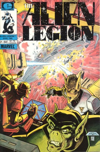 Alien Legion, Vol. 1 Planetfall |  Issue#7 | Year:1985 | Series:  | Pub: Marvel Comics |