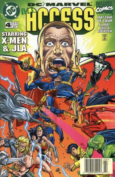 DC / Marvel: All Access Savior |  Issue#4B | Year:1996 | Series:  | Pub: DC Comics and Marvel Comics | Newsstand Edition