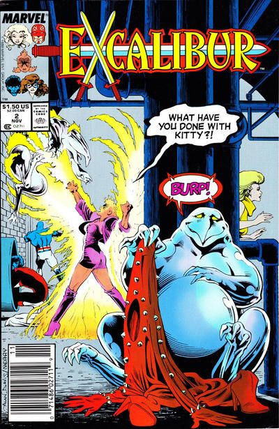 Excalibur, Vol. 1 A Warwolf Possessed |  Issue#2B | Year:1988 | Series: Excalibur | Pub: Marvel Comics |