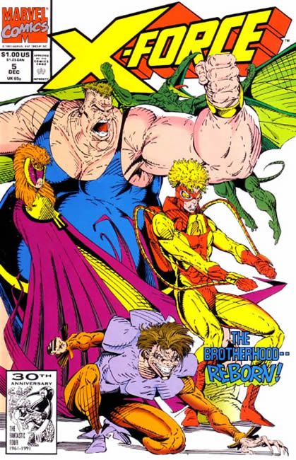 X-Force, Vol. 1 Under the Magnifying Glass |  Issue#5A | Year:1991 | Series: X-Force | Pub: Marvel Comics |