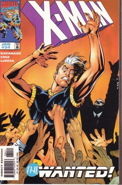 X-Man Messiah Complex, Part 1 |  Issue#34A | Year:1997 | Series: X-Men | Pub: Marvel Comics | Direct Edition