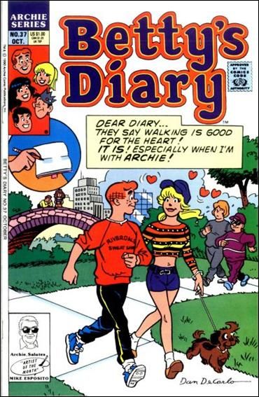 Betty's Diary  |  Issue#37A | Year:1990 | Series: Archie | Pub: Archie Comic Publications | Direct Edition