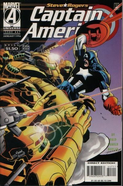 Captain America, Vol. 1 Operation Rebirth, Chapter Three: Triumph Of The Will |  Issue#447A | Year:1995 | Series: Captain America | Pub: Marvel Comics | Direct Edition