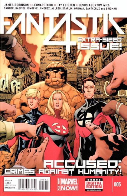 Fantastic Four, Vol. 5 The Fall of the Fantastic Four, Part Five |  Issue#5A | Year:2014 | Series: Fantastic Four | Pub: Marvel Comics | Regular Leonard Kirk Cover