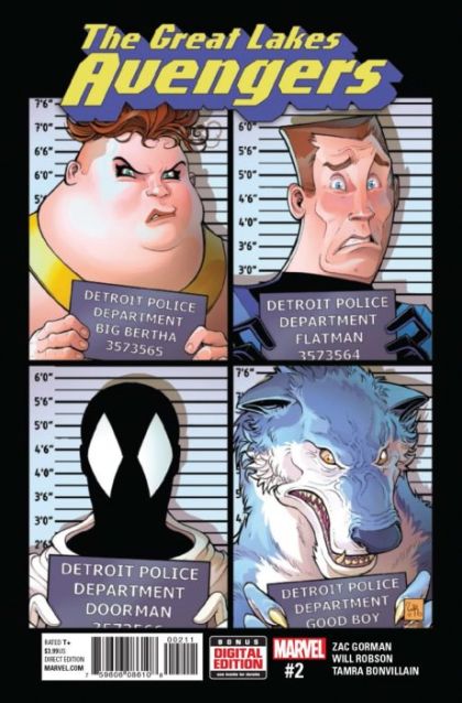The Great Lakes Avengers  |  Issue#2A | Year:2016 | Series:  | Pub: Marvel Comics | Regular Will Robson Cover