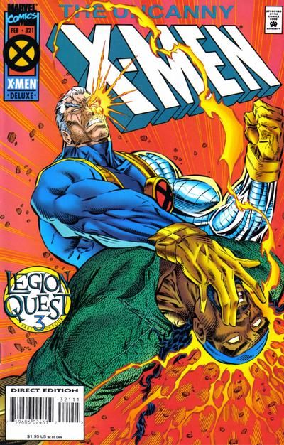 Uncanny X-Men, Vol. 1 Legion Quest - Part 3: Auld Lang Syne |  Issue#321A | Year:1994 | Series: X-Men | Pub: Marvel Comics | Direct Deluxe Edition