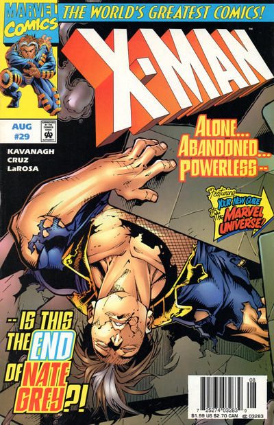 X-Man Dead Ahead |  Issue#29B | Year:1997 | Series: X-Men | Pub: Marvel Comics | Newsstand Edition