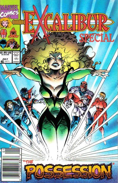 Excalibur Special: The Possession The Changeling |  Issue#1B | Year:1991 | Series: Excalibur | Pub: Marvel Comics | Newsstand Edition