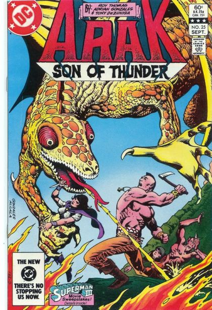 Arak Sign Of The Salamander! |  Issue#25A | Year:1983 | Series:  | Pub: DC Comics | Direct Edition